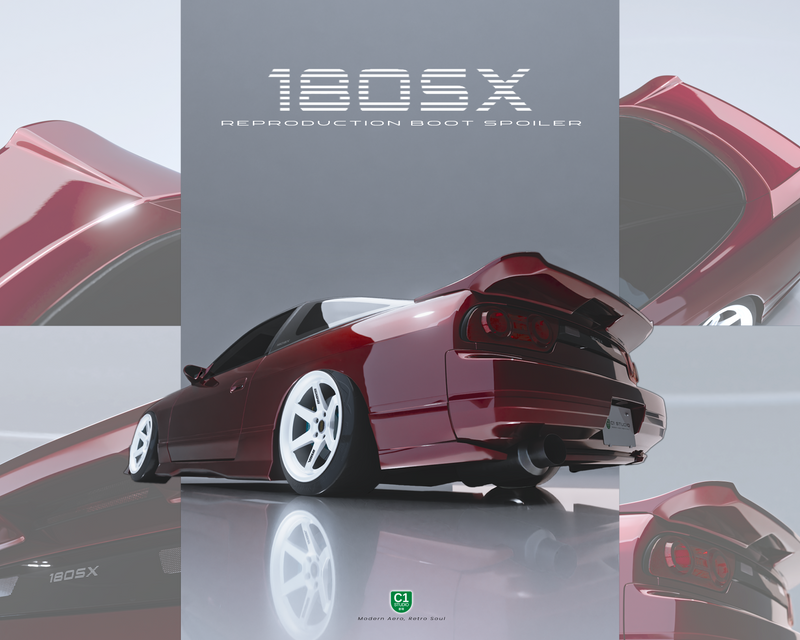 180SX Hatch Spoiler view 1